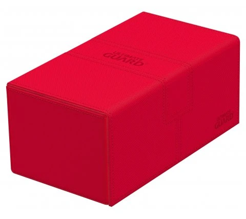 Ultimate Guard Twin Flip'n'Tray Deck Case 200+ XenoSkin Monocolor Red 5 Ultimate Guard Twin Flip'n'Tray Deck Case 200+ XenoSkin Monocolor Red - Image 3