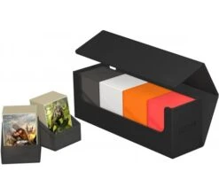 Ultimate Guard ArkHive 400+ XenoSkin Monocolor Black -Card Game Shop ug 011250 4a
