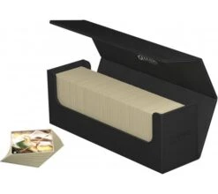 Ultimate Guard ArkHive 400+ XenoSkin Monocolor Black -Card Game Shop ug 011250 6a