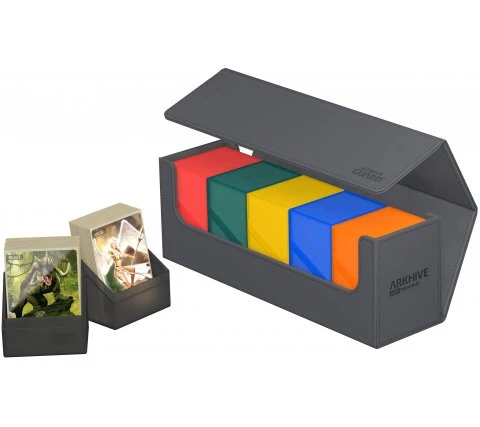 Ultimate Guard ArkHive 400+ XenoSkin Monocolor Grey 3 Ultimate Guard ArkHive 400+ XenoSkin Monocolor Grey