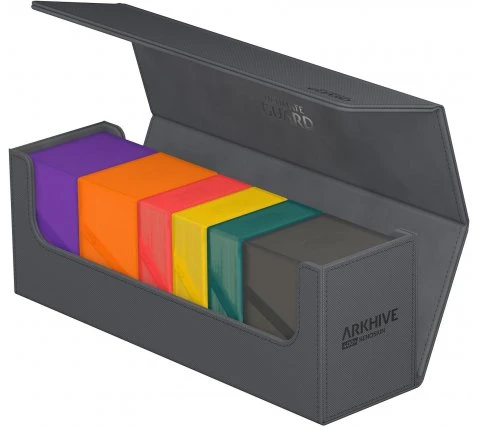 Ultimate Guard ArkHive 400+ XenoSkin Monocolor Grey 7 Ultimate Guard ArkHive 400+ XenoSkin Monocolor Grey - Image 5