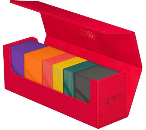 Ultimate Guard ArkHive 400+ XenoSkin Monocolor Red 7 Ultimate Guard ArkHive 400+ XenoSkin Monocolor Red - Image 5