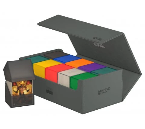 Ultimate Guard ArkHive 800+ XenoSkin Monocolor Grey 3 Ultimate Guard ArkHive 800+ XenoSkin Monocolor Grey