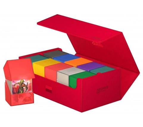 Ultimate Guard ArkHive 800+ XenoSkin Monocolor Red 3 Ultimate Guard ArkHive 800+ XenoSkin Monocolor Red