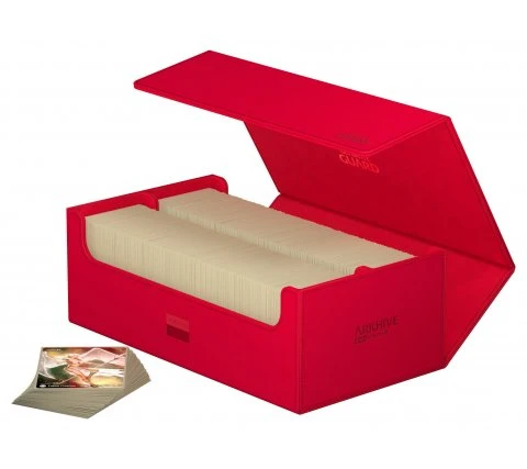 Ultimate Guard ArkHive 800+ XenoSkin Monocolor Red 8 Ultimate Guard ArkHive 800+ XenoSkin Monocolor Red - Image 6