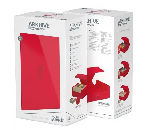 Ultimate Guard ArkHive 800+ XenoSkin Monocolor Red 9 Ultimate Guard ArkHive 800+ XenoSkin Monocolor Red - Image 7