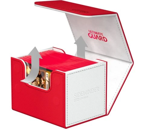 Ultimate Guard - Sidewinder 100+ XenoSkin SYNERGY: Red/White 6 Ultimate Guard - Sidewinder 100+ XenoSkin SYNERGY: Red/White - Image 4