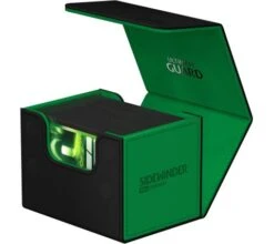 Ultimate Guard - Sidewinder 100+ XenoSkin SYNERGY: Black/Green -Card Game Shop ug 011324 3