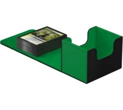 Ultimate Guard - Sidewinder 100+ XenoSkin SYNERGY: Black/Green -Card Game Shop ug 011324 5