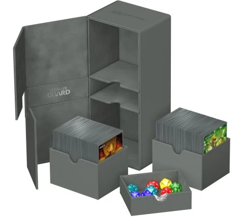Ultimate Guard - Twin Flip'n'Tray 266+ XenoSkin: Grey 3 Ultimate Guard - Twin Flip'n'Tray 266+ XenoSkin: Grey