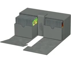 Ultimate Guard - Twin Flip'n'Tray 266+ XenoSkin: Grey 10 Ultimate Guard - Twin Flip'n'Tray 266+ XenoSkin: Grey -Card Game Shop ug 011363 4
