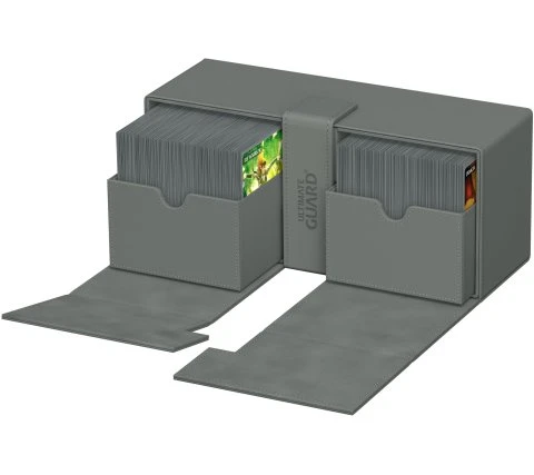 Ultimate Guard - Twin Flip'n'Tray 266+ XenoSkin: Grey 6 Ultimate Guard - Twin Flip'n'Tray 266+ XenoSkin: Grey - Image 4
