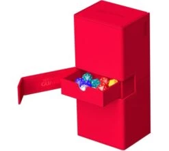 Ultimate Guard - Twin Flip'n'Tray 266+ XenoSkin: Red -Card Game Shop ug 011365 3