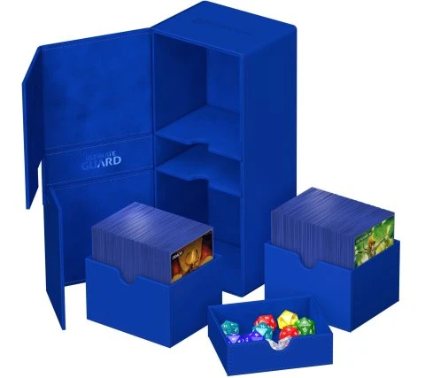 Ultimate Guard - Twin Flip'n'Tray 266+ XenoSkin: Blue 3 Ultimate Guard - Twin Flip'n'Tray 266+ XenoSkin: Blue