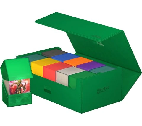 Ultimate Guard ArkHive 800+ XenoSkin Monocolor Green 3 Ultimate Guard ArkHive 800+ XenoSkin Monocolor Green