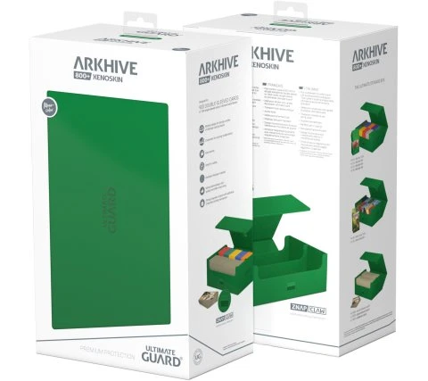 Ultimate Guard ArkHive 800+ XenoSkin Monocolor Green 9 Ultimate Guard ArkHive 800+ XenoSkin Monocolor Green - Image 7