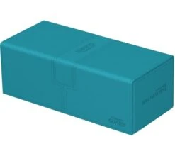 Ultimate Guard - Twin Flip'n'Tray 266+ XenoSkin: Petrol -Card Game Shop ug 01364 5