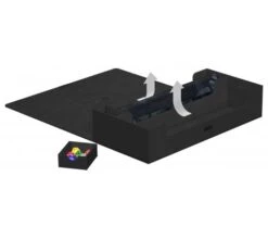 Ultimate Guard SuperHive Flip Case 550+ Monocolor Black -Card Game Shop ugd 011265 4