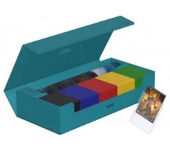 Ultimate Guard SuperHive Flip Case 550+ Monocolor Petrol -Card Game Shop ugd 011267 7