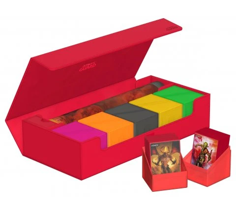 Ultimate Guard SuperHive Flip Case 550+ Monocolor Red 7 Ultimate Guard SuperHive Flip Case 550+ Monocolor Red - Image 5